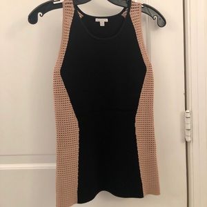 Intermix Black and Tan Top
